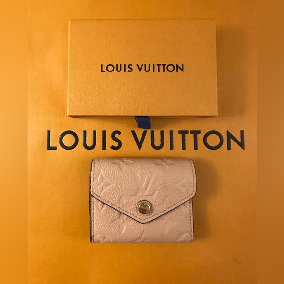 Louis Vuitton Victorine Monogram Empreinte Leather Ballet Pink Wallet - Picture 1 of 8